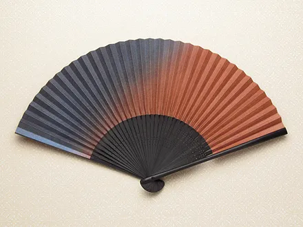 京扇子 切り返し(うす茶)